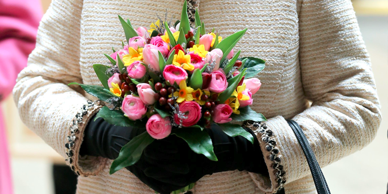 Flowers for the Queen's birthday